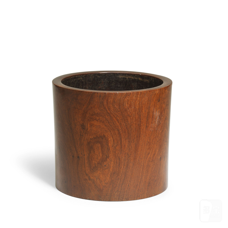 清 黃花梨筆筒 | A HUANGHUALI BRUSH POT, BITONG